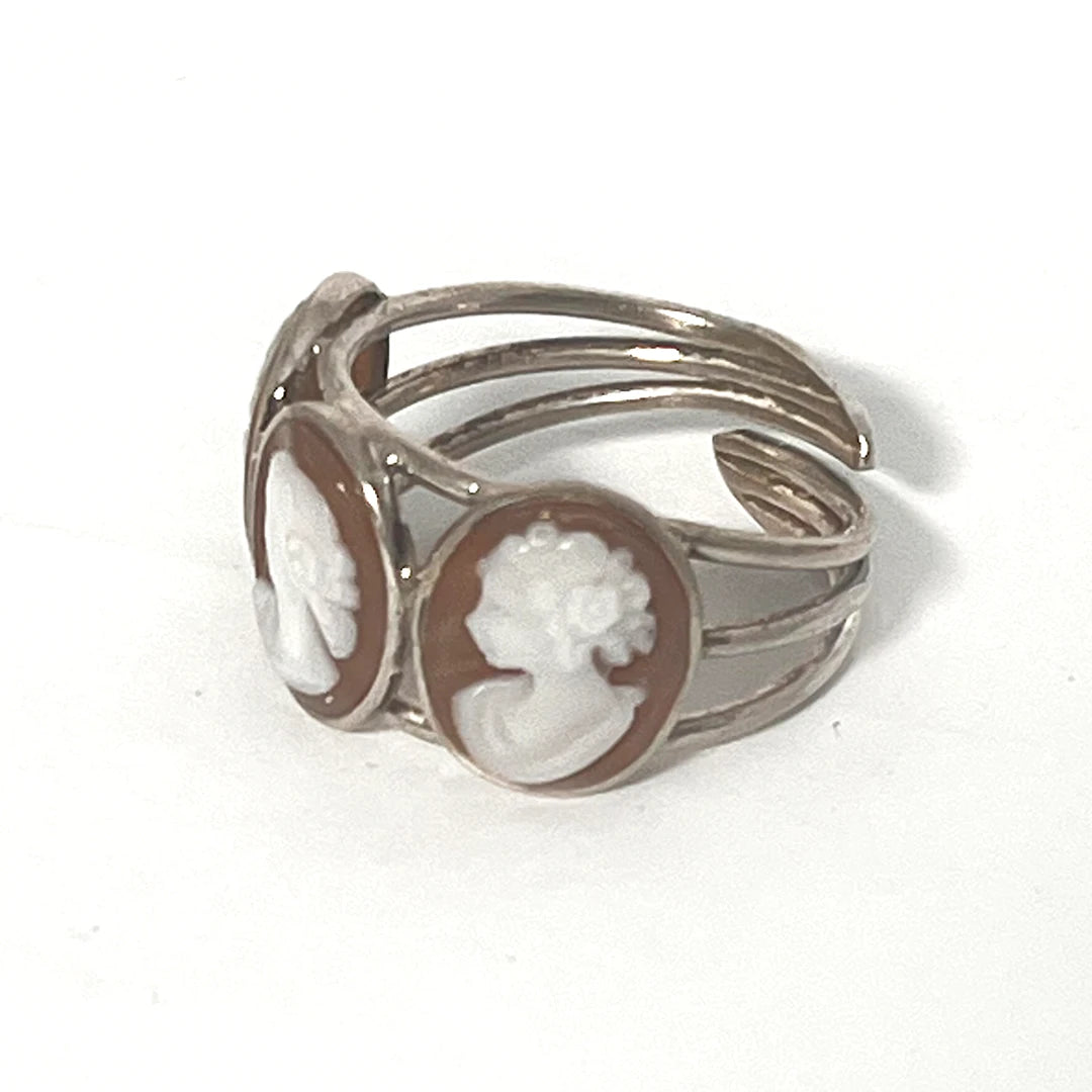 Anello Cammeo Profili di Donna