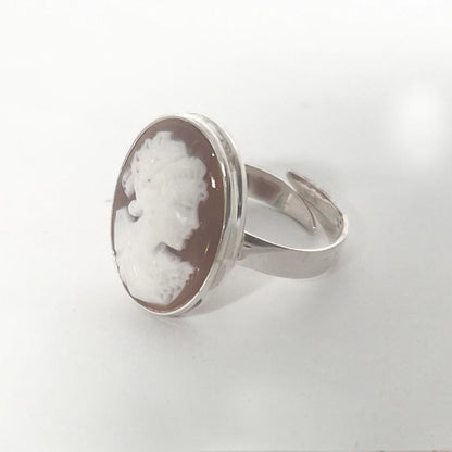 Cameo Ring Profile Woman