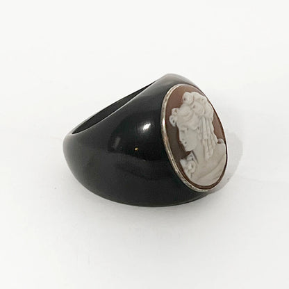 Anello Cammeo Profilo Donna