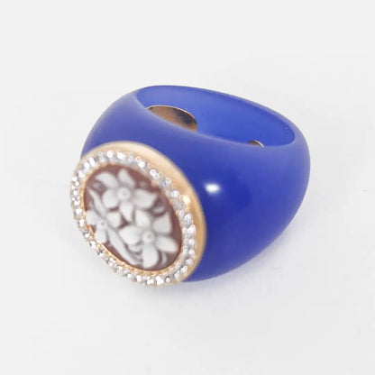 Anello Cammeo Fiori