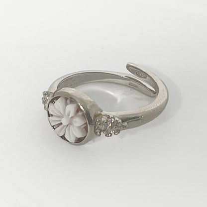 Anello Cammeo Fiore