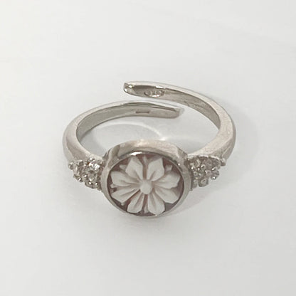 Anello Cammeo Fiore