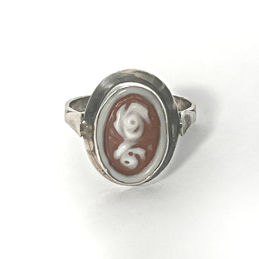 Anello Cammeo Fiore