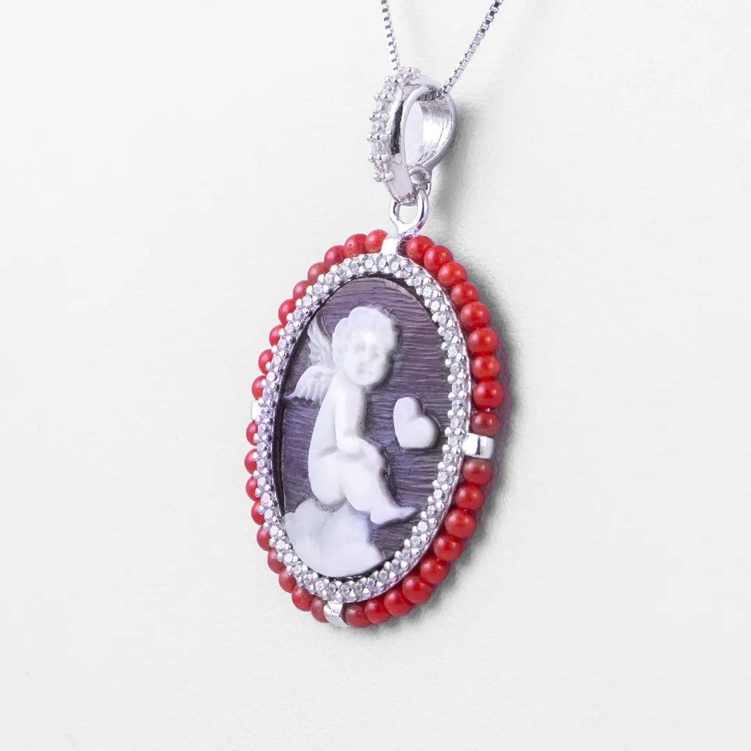 Cherub Cameo Pendant