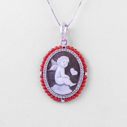 Cherub Cameo Pendant