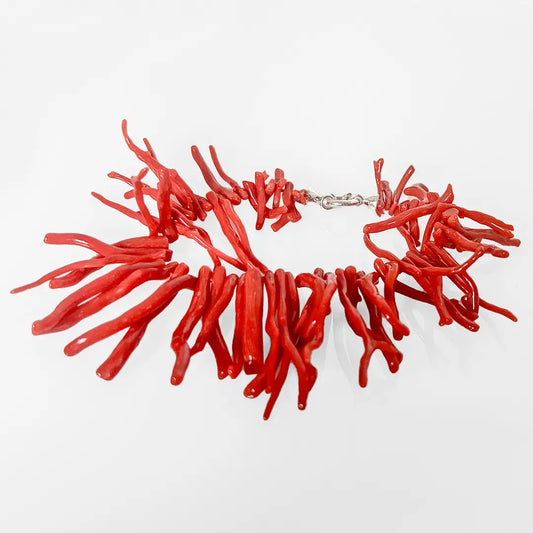 Bracciale Frange Corallo Rosso