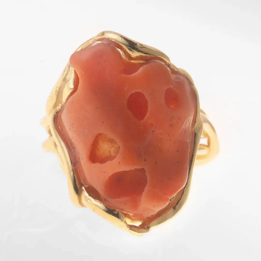 Anello Corallo Rosso