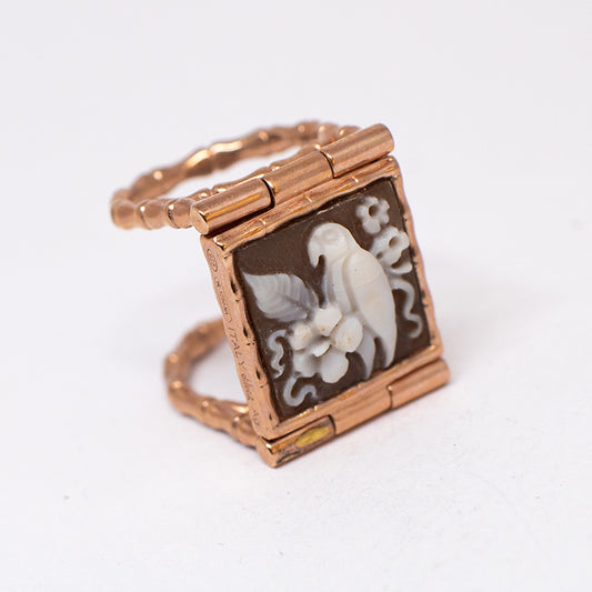 Anello Cameo Italiano Cammeo Reverse