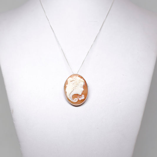 Pendant/Brooch Cameo Profile Woman