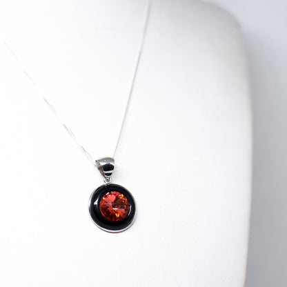 Colored Swarovski pendant