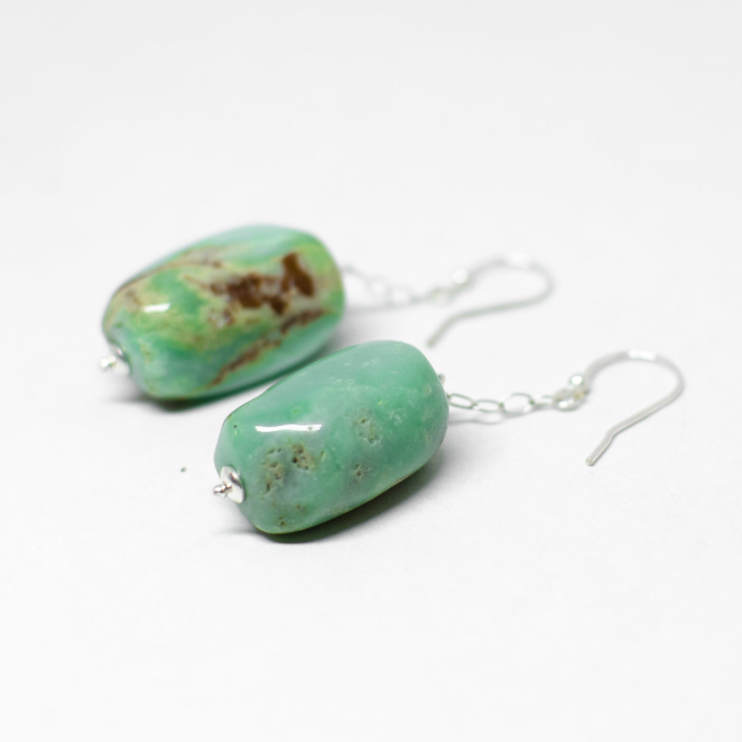 Natural agate earrings