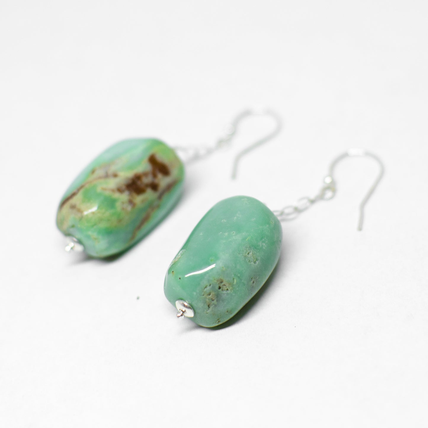 Natural agate earrings