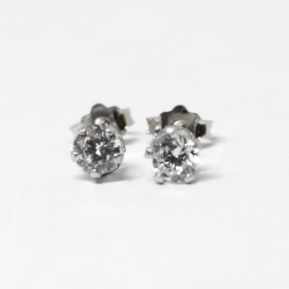 Zirconia light point earrings