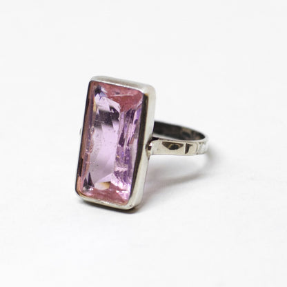 Pink Zircon Ring