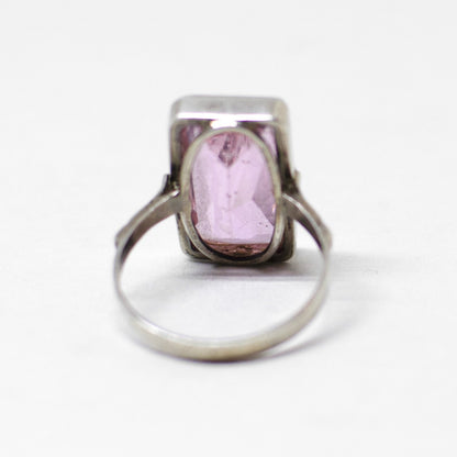 Pink Zircon Ring