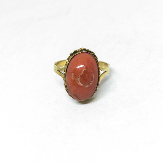 Anello corallo rosso