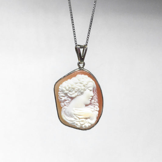 Artistic cam pendant profile woman